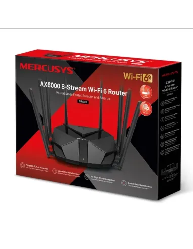 Mercusys AX6000 Dual Band WiFi 6 Router | MRC-MR90X Mercusys AX6000 Dual Band WiFi 6 Router | MRC-MR90X