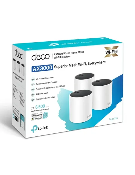 TP-Link AX3000 Whole Home Mesh WiFi 6 System | TP-DECOX55-3P