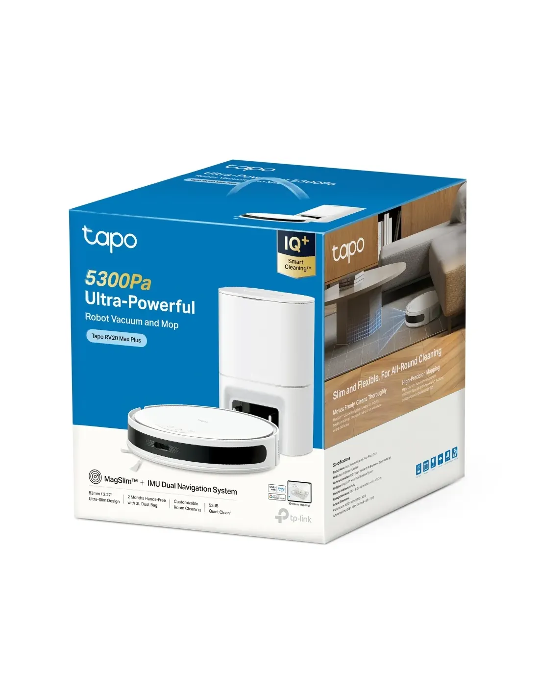 TP-Link Tapo Robot Vacuum & Mop | Tapo RV20 TP-Link Tapo Robot Vacuum & Mop | Tapo RV20