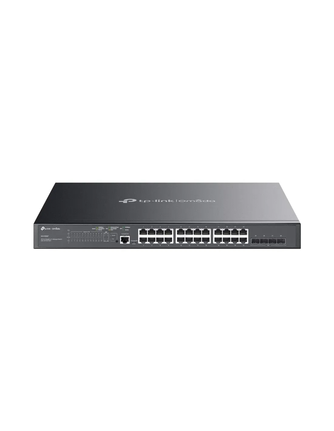 TP-Link Omada 28-Port Gigabit L2+ Managed Switch | SG3428MP | MiRO TP-Link Omada 28-Port Gigabit L2+ Managed Switch | SG3428MP | MiRO