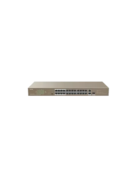 Tenda 24-Port 250W Unmanaged Ethernet PoE Switch | TEF1126P-24-250W