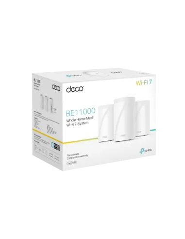 TP-Link Deco BE11000 Whole Home Mesh WiFi 7 System (3 Pack) | Deco BE65(3-pack) TP-Link Deco BE11000 Whole Home Mesh WiFi 7 System (3 Pack) | Deco BE65(3-pack)