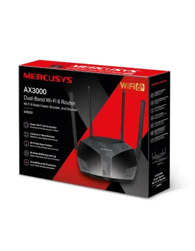 Mercusys AX3000 Dual Band WiFi 6 Router | MR80X Mercusys AX3000 Dual Band WiFi 6 Router | MR80X