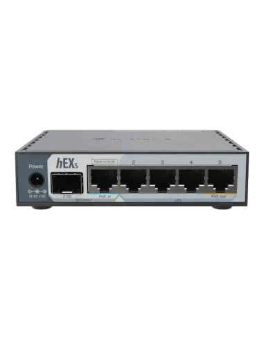 MikroTik hEX S 5-Port Gigabit SFP Router | MT-RBE60iUGS MikroTik hEX S 5-Port Gigabit SFP Router | MT-RBE60iUGS