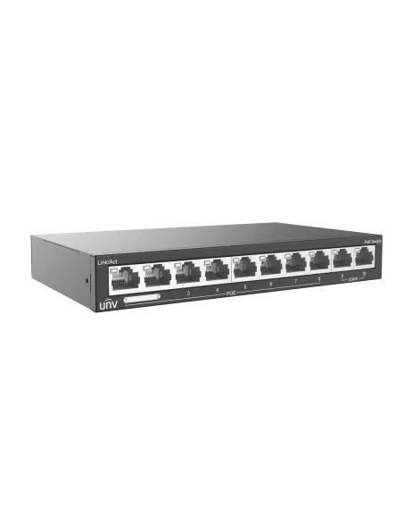 Uniview UNV 8-Port PoE Switch 120W with 2 Uplinks | NSW2020-10T-POE-IN