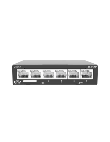 Uniview UNV 6-Port Unmanaged PoE Switch | NSW2020-6T-POE-IN