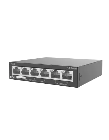 Uniview UNV 6-Port Unmanaged PoE Switch | NSW2020-6T-POE-IN Uniview UNV 6-Port Unmanaged PoE Switch | NSW2020-6T-POE-IN