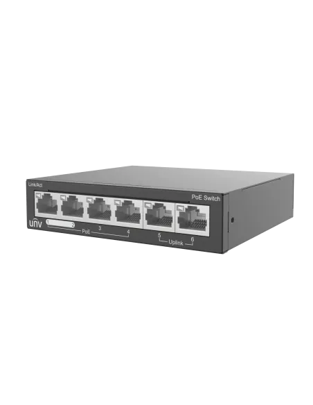 Uniview UNV 6-Port Unmanaged PoE Switch | NSW2020-6T-POE-IN