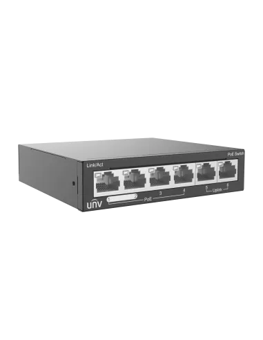 Uniview UNV 6-Port Unmanaged PoE Switch | NSW2020-6T-POE-IN Uniview UNV 6-Port Unmanaged PoE Switch | NSW2020-6T-POE-IN
