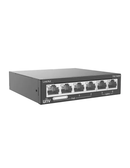 Uniview UNV 6-Port Unmanaged PoE Switch | NSW2020-6T-POE-IN