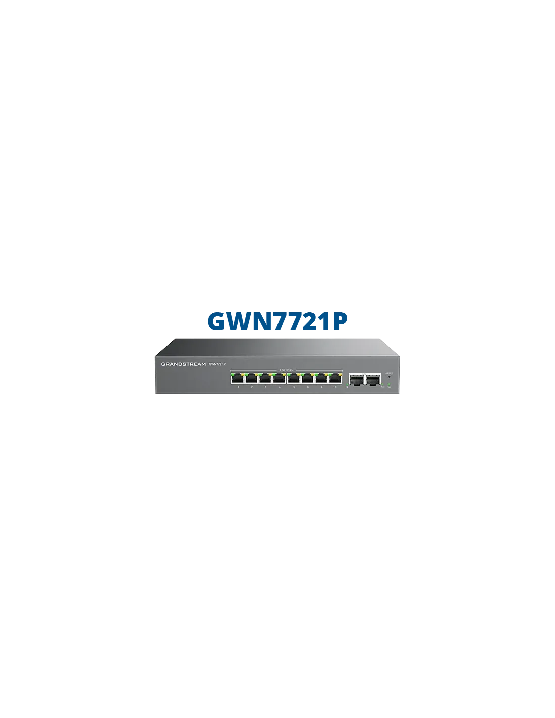 Grandstream Enterprise 8 port Lite Cloud Managed 2.5GbE Switch | GWN7721 Grandstream Enterprise 8 port Lite Cloud Managed 2.5GbE Switch | GWN7721