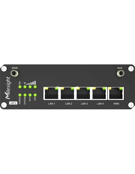 Milesight UR75 5G Industrial Cellular Router with GPS & PoE | UR75-504AE-P-W2
