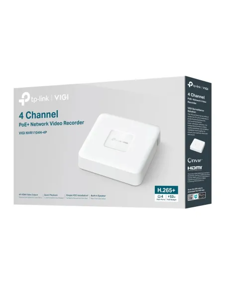 TP-Link VIGI 4-Channel PoE+ NVR | NVR1104H-4P