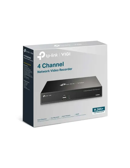 TP-Link VIGI 4-Channel 4K H.265+ Network Video Recorder | NVR1004H