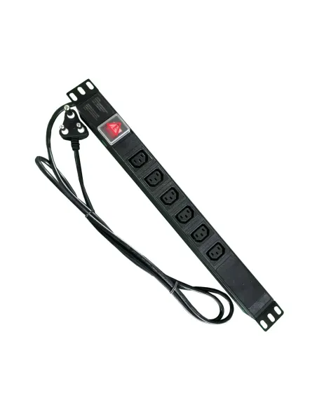 Acconet Power Distribution Unit, 1U, 6 way Female Kettle Cord