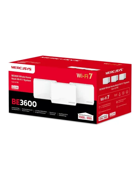 Mercusys Halo Wi-Fi 7 Mesh System (3-Pack) | MRC-HALO-H27BE