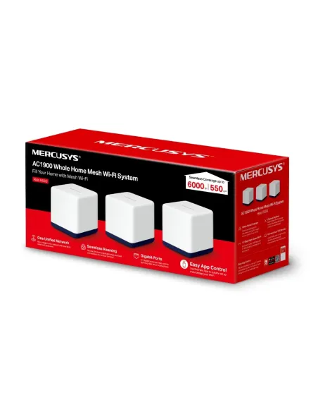 Mercusys Halo Wi-Fi 5 Mesh System (3-Pack) | MRC-HALO-H50G-3P