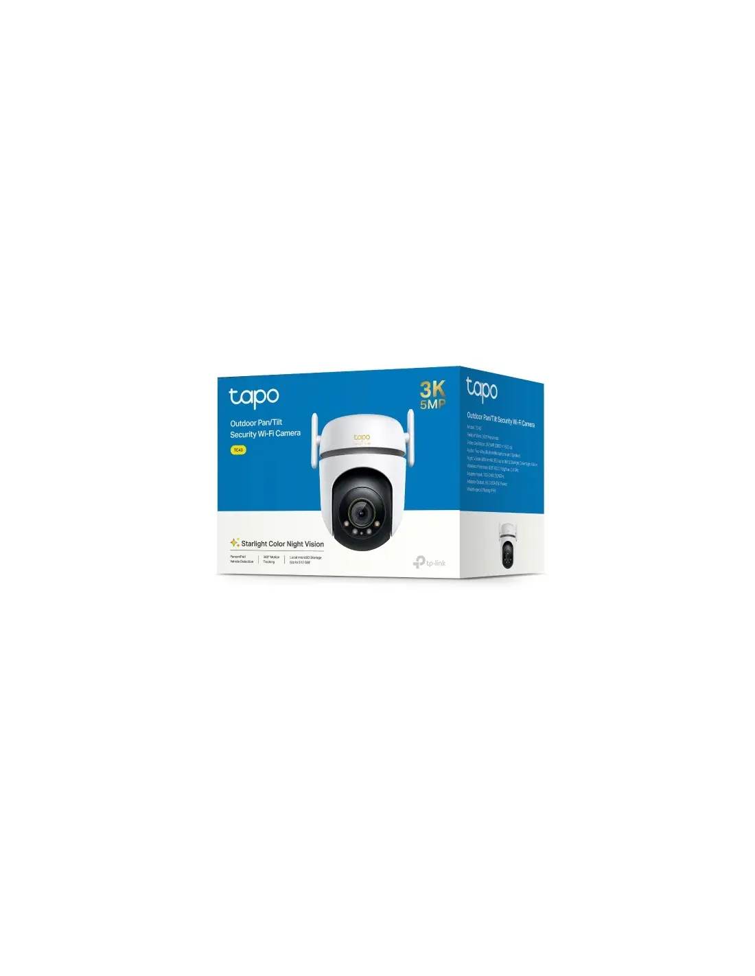 TP-Link Tapo Outdoor Pan/Tilt Security WiFi Camera | TC43 TP-Link Tapo Outdoor Pan/Tilt Security WiFi Camera | TC43