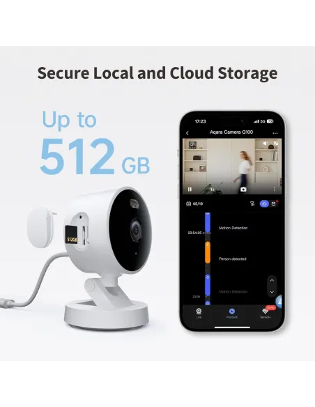 Aqara Select 2K Smart Security Camera Black| AQ-CAM-G100-B