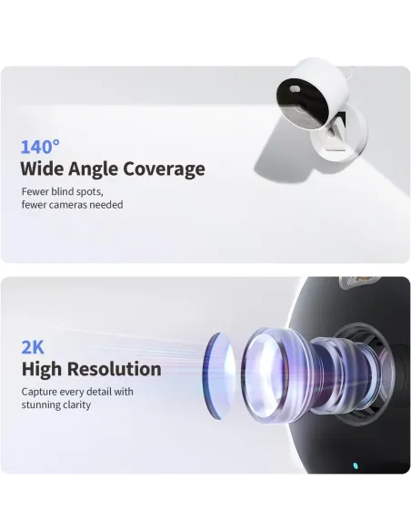 Aqara Select 2K Smart Security Camera Black| AQ-CAM-G100-B