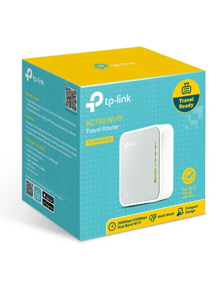TP-Link AC750 Dual-Band Travel Router | TL-WR902AC