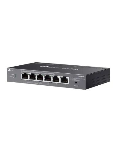 TP-Link Omada 6-Port Gigabit Easy Managed Switch with 4-Port PoE+ TP-Link Omada 6-Port Gigabit Easy Managed Switch with 4-Port PoE+