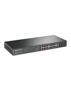 Mercusy 16-Port PoE+ Rackmount Switch + 2-Gigabit | MS118CP 2