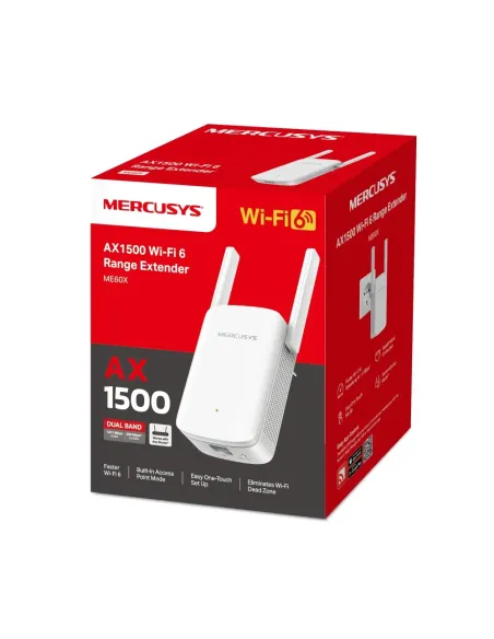 Mercusy AX1500 Wi-Fi 6 Range Extender | ME60X