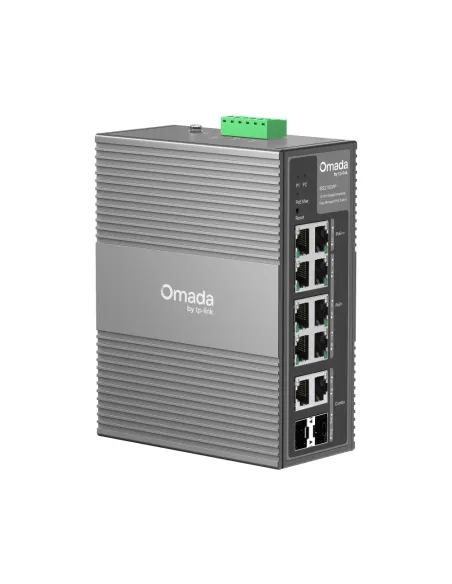 TP-Link Omada 10-Port Gigabit Industrial Easy Managed Switch with 6-Port PoE+ and 2-Port PoE++