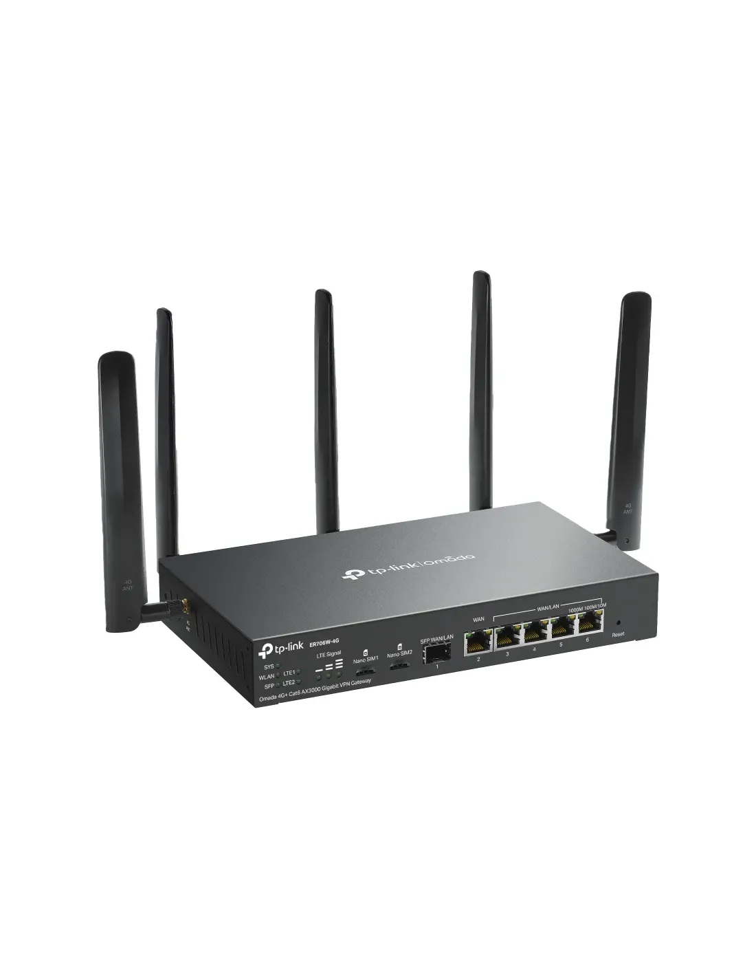 TP-Link Omada 4G+ Cat6 AX3000 Gigabit VPN Router TP-Link Omada 4G+ Cat6 AX3000 Gigabit VPN Router