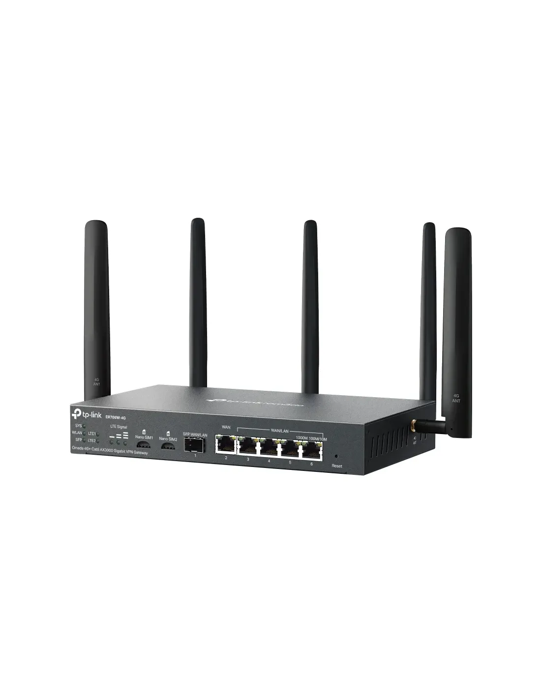 TP-Link Omada 4G+ Cat6 AX3000 Gigabit VPN Router TP-Link Omada 4G+ Cat6 AX3000 Gigabit VPN Router