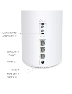 TP-Link Deco 4G+ Whole Home Mesh Wi-Fi 6 Router (1 Pack) | TP-DECOX10-4G-1P 2