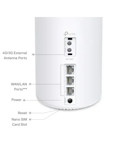 TP-Link Deco 4G+ Whole Home Mesh Wi-Fi 6 Router (1 Pack) | TP-DECOX10-4G-1P TP-Link Deco 4G+ Whole Home Mesh Wi-Fi 6 Router (1 Pack) | TP-DECOX10-4G-1P