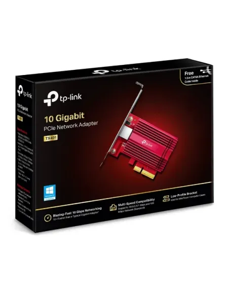 TP-Link 10 Gigabit PCI Express Network Adapter | TX401 TP-Link 10 Gigabit PCI Express Network Adapter | TX401