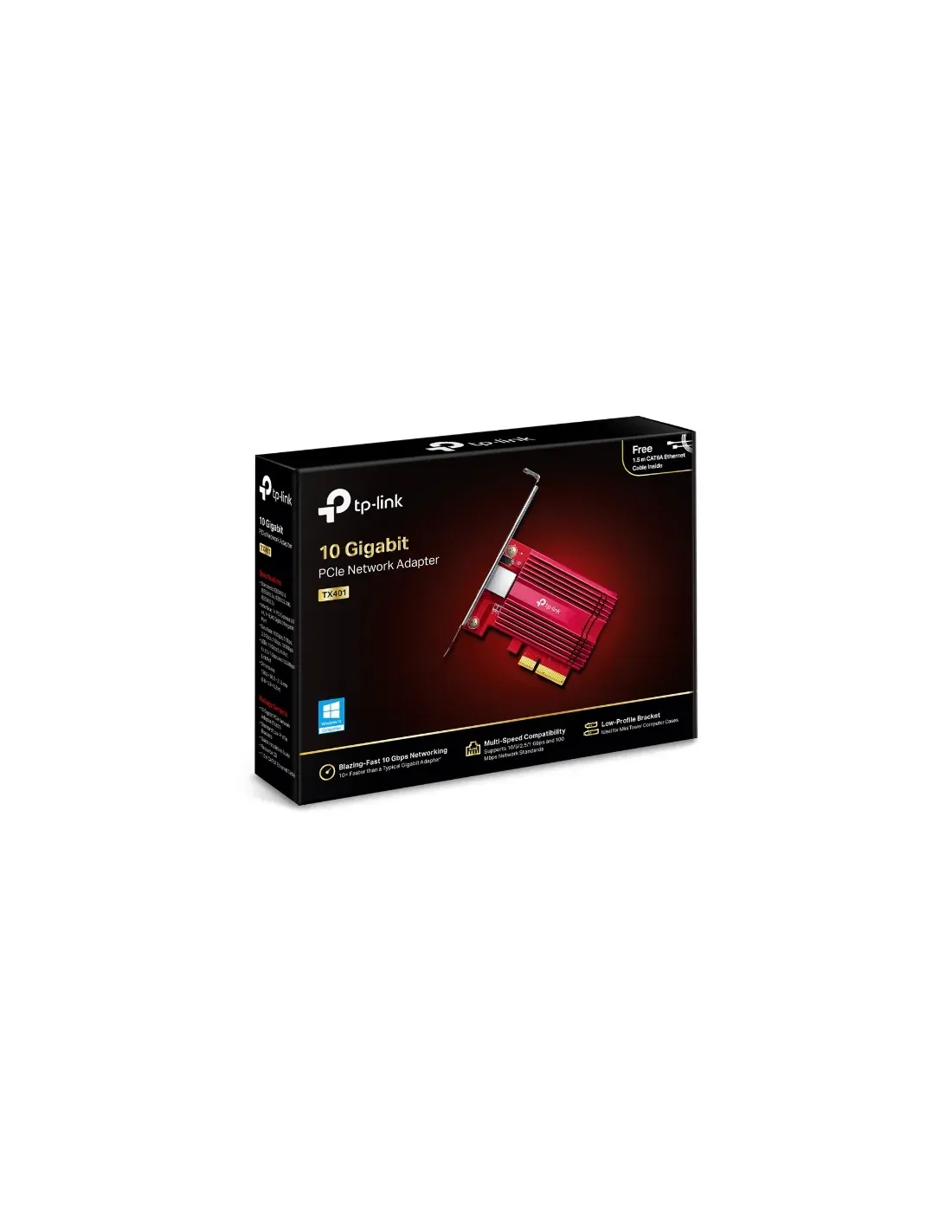 TP-Link 10 Gigabit PCI Express Network Adapter | TX401 TP-Link 10 Gigabit PCI Express Network Adapter | TX401