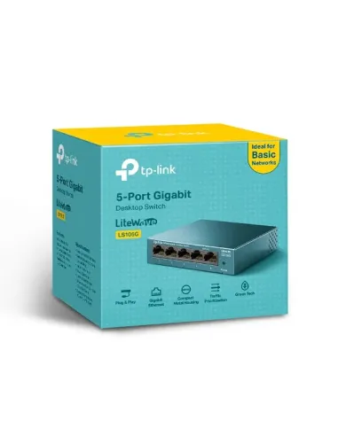 TP-Link 5-Port 10/100/1000Mbps Desktop Network Switch | TL-SG105G TP-Link 5-Port 10/100/1000Mbps Desktop Network Switch | TL-SG105G