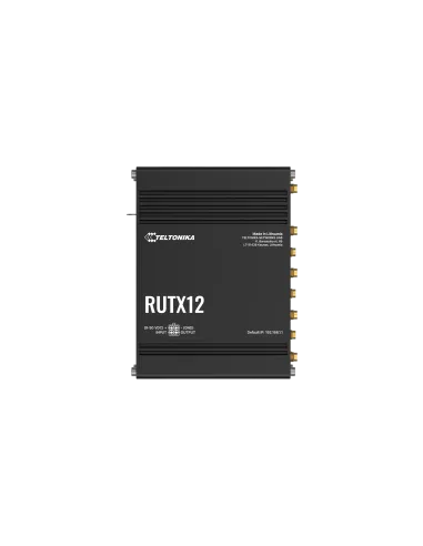 Teltonika Dual SIM Cat 6 Industrial Router | RUTX12 Teltonika Dual SIM Cat 6 Industrial Router | RUTX12