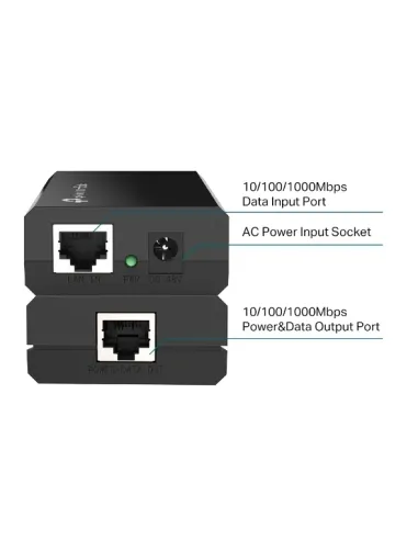 TP-Link Omada Active Gigabit PoE Injector Adapter | TL-POE150S TP-Link Omada Active Gigabit PoE Injector Adapter | TL-POE150S