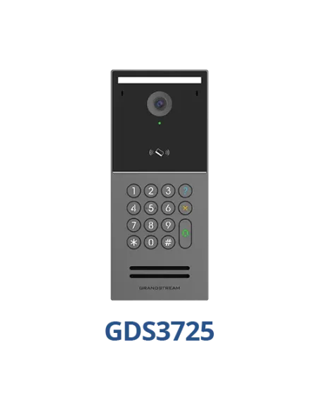 Grandstream SIP Doorphone intercom with 4MP video camera, IK10, RFID, Keypad