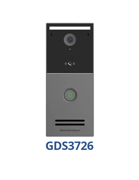 Grandstream SIP Doorphone intercom with 4MP video camera, IK10, RFID
