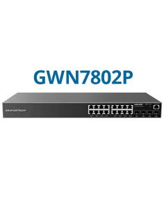 Grandstream Enterprise L2++ 16 port Managed GbE PoE Switch 120W | GWN7802P-PRO