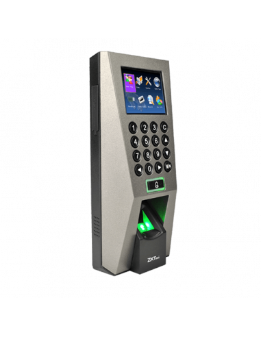 Dual Unit Green Domed Press to Exit and Emergency Door Release -  Fingerprint Access Control