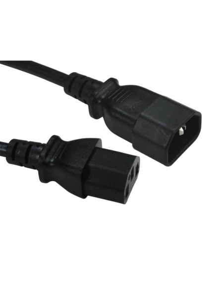 Power Cord - Kettle Cord (C13) Male-Female Extension Cable, 1.8 Meter