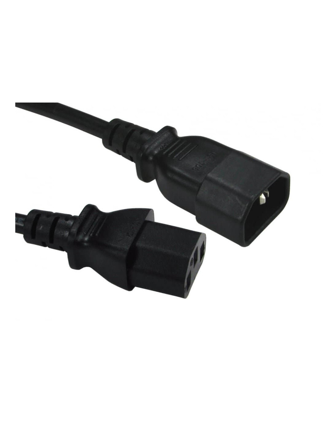 Power Cord Kettle Cord (C13) MaleFemale Extension Cable, 1.8 Meter