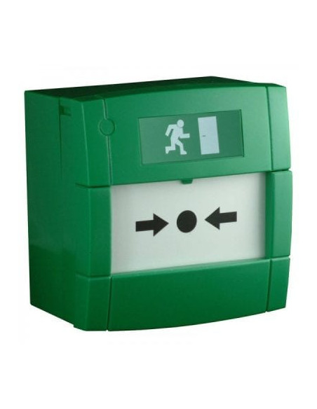 ZKTeco - Emergency Green Call Point - Resettable | ABK800