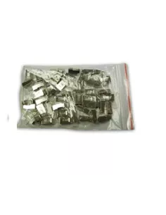 CAT5e RJ45 Connectors, Shielded, Stranded/Solid Core, 50 Pack