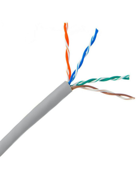 Essential CAT5e Indoor Ethernet Cable 305m Grey CCA UTP Pull Box | CAT5-305-GEN