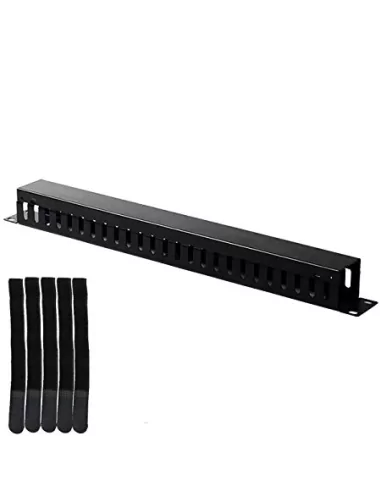 Acconet Server Rack Cable Management Bracket 1U, Black