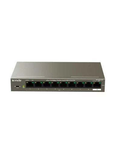 Tenda 9-Port Desktop Switch with 8-Port PoE - MiRO Distribution