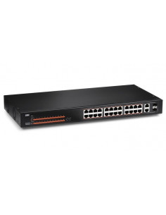 smc-networks-24-port-10-100-unmanaged-poe-switch-with-2-sfp-ports-